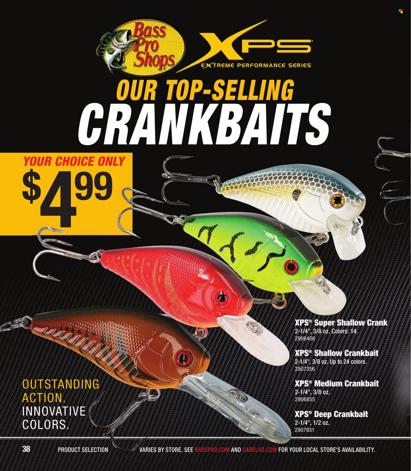 Cabela's + Bass Pro Shops - Bass Fishing Specialist Catalog 2023 - Page 38