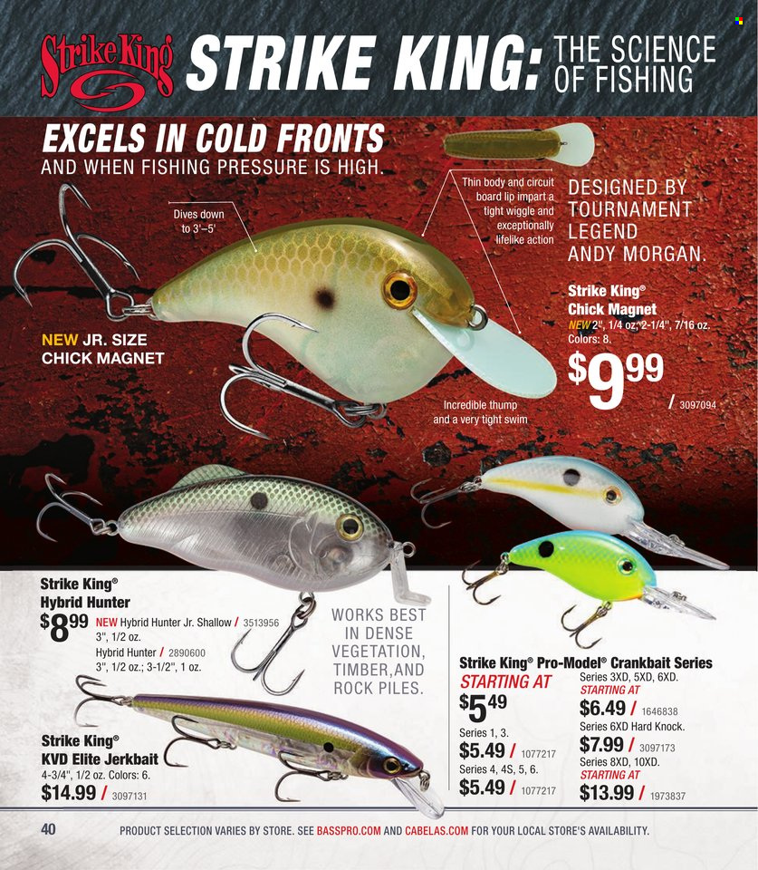Cabela's + Bass Pro Shops - Bass Fishing Specialist Catalog 2023 - Page 40