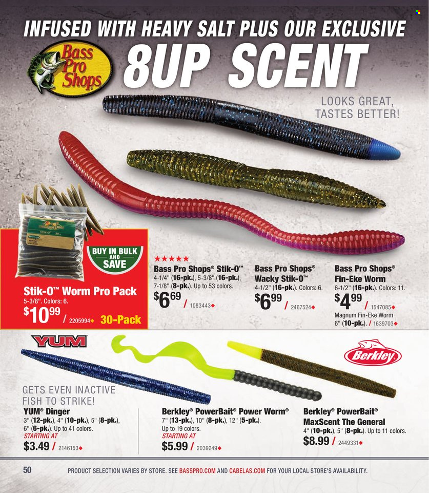Cabela's + Bass Pro Shops - Bass Fishing Specialist Catalog 2023 - Page 50