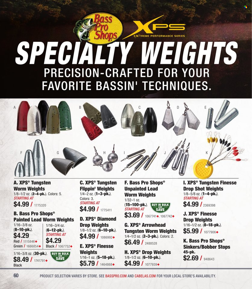 Cabela's + Bass Pro Shops - Bass Fishing Specialist Catalog 2023 - Page 60