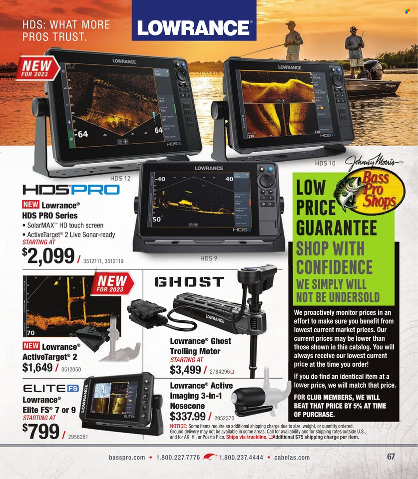 Cabela's + Bass Pro Shops - Bass Fishing Specialist Catalog 2023 - Page 67