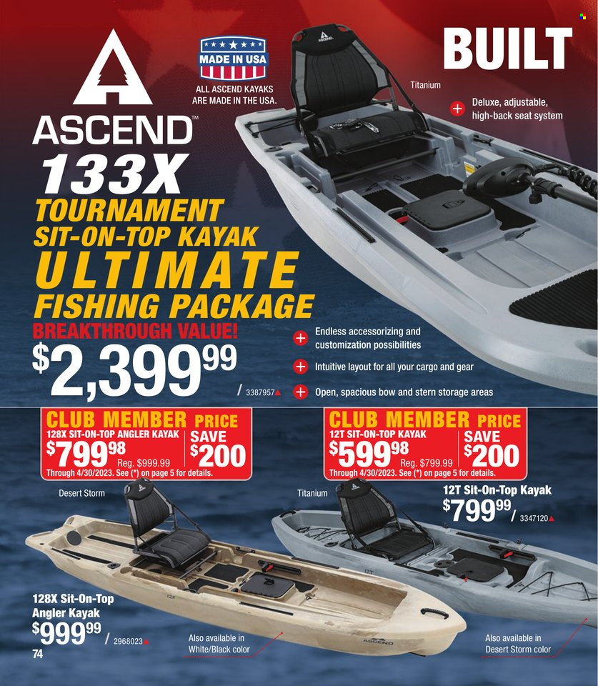 Cabela's + Bass Pro Shops - Bass Fishing Specialist Catalog 2023 - Page 74
