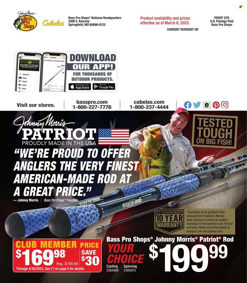 Cabela's + Bass Pro Shops - Bass Fishing Specialist Catalog 2023 - Page 76