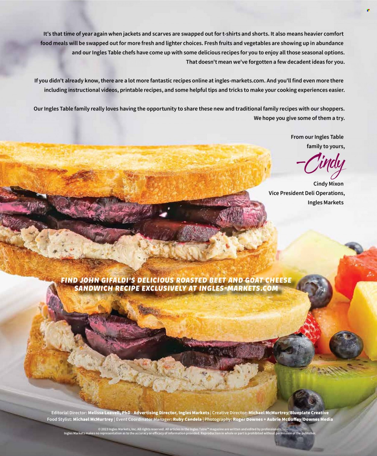 The Ingles Table Magazine - Summer 2023 - Page 2