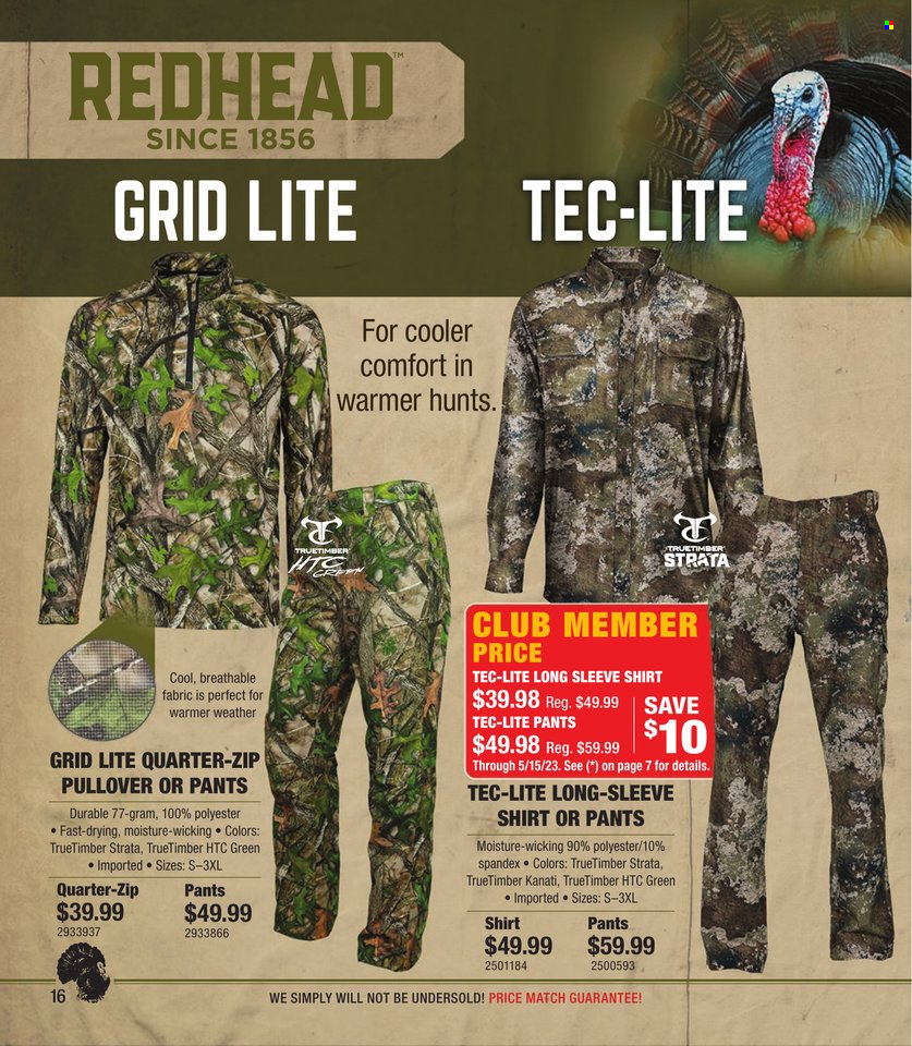 Cabela's + Bass Pro Shops Turkey Hunting Specialist 2023 - Page 16