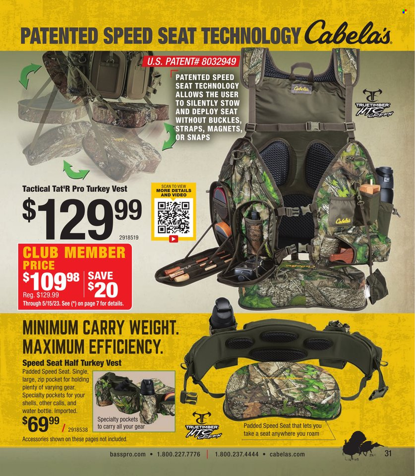 Cabela's + Bass Pro Shops Turkey Hunting Specialist 2023 - Page 31