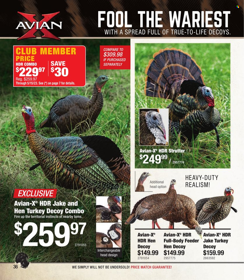 Cabela's + Bass Pro Shops Turkey Hunting Specialist 2023 - Page 36
