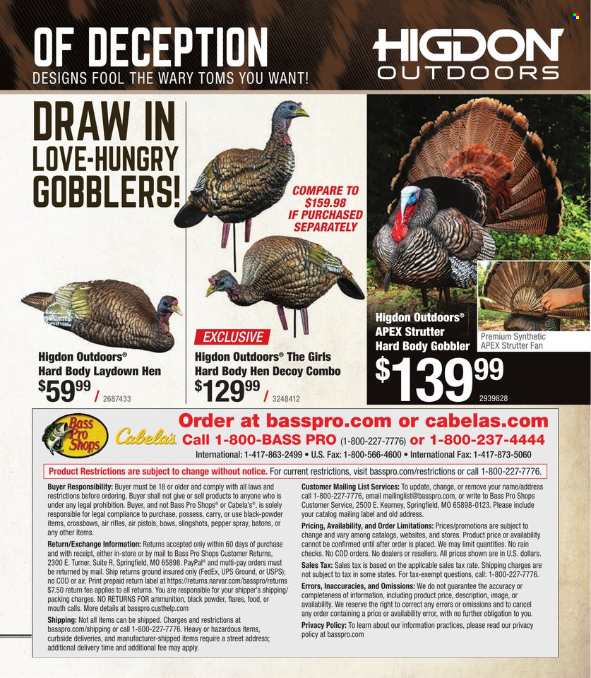 Cabela's + Bass Pro Shops Turkey Hunting Specialist 2023 - Page 39