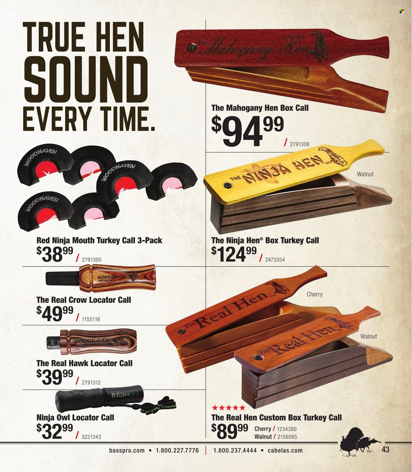 Cabela's + Bass Pro Shops Turkey Hunting Specialist 2023 - Page 43