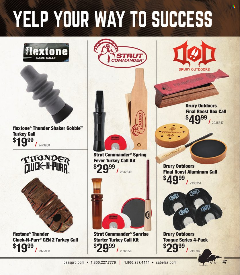 Cabela's + Bass Pro Shops Turkey Hunting Specialist 2023 - Page 47