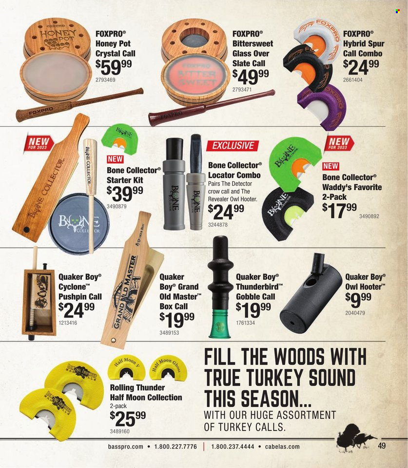 Cabela's + Bass Pro Shops Turkey Hunting Specialist 2023 - Page 49