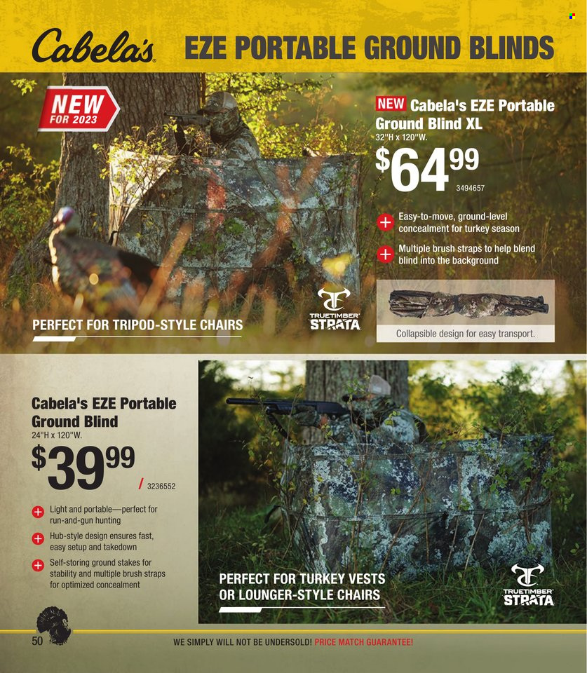 Cabela's + Bass Pro Shops Turkey Hunting Specialist 2023 - Page 50