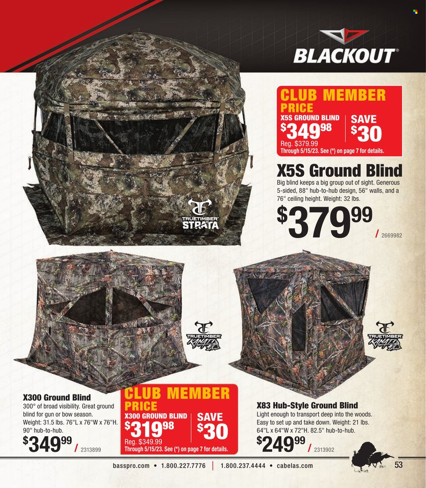 Cabela's + Bass Pro Shops Turkey Hunting Specialist 2023 - Page 53
