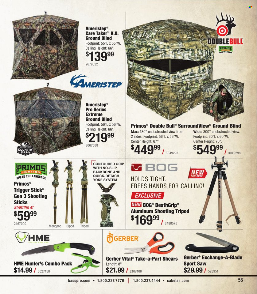 Cabela's + Bass Pro Shops Turkey Hunting Specialist 2023 - Page 55