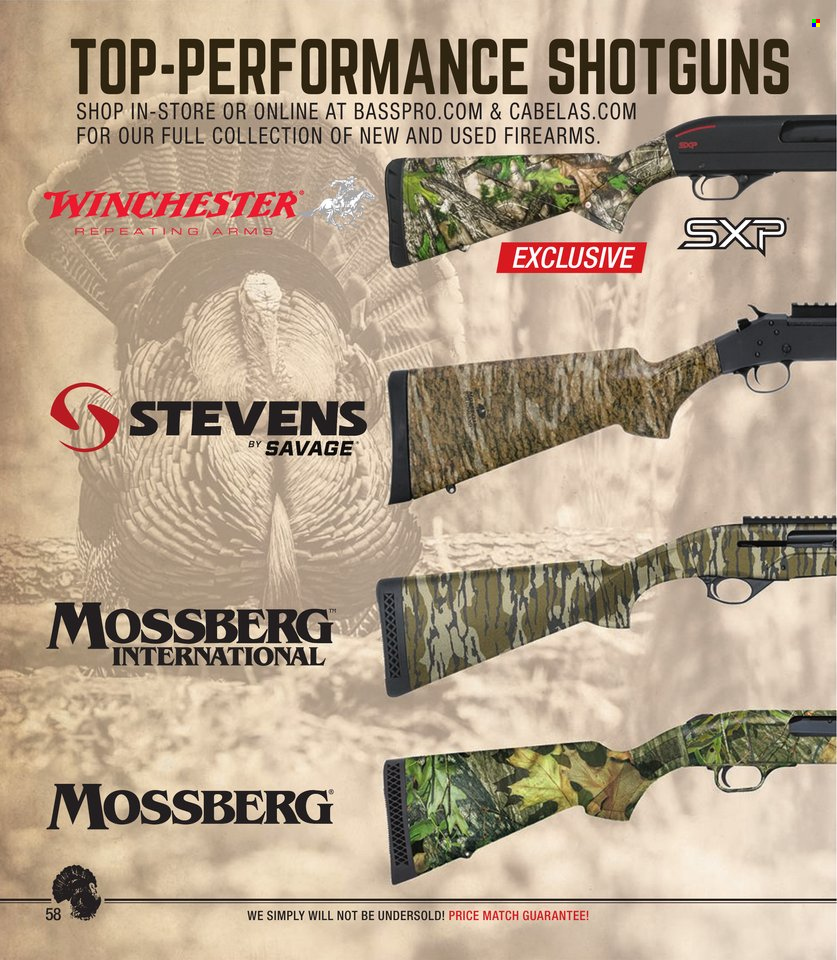Cabela's + Bass Pro Shops Turkey Hunting Specialist 2023 - Page 58