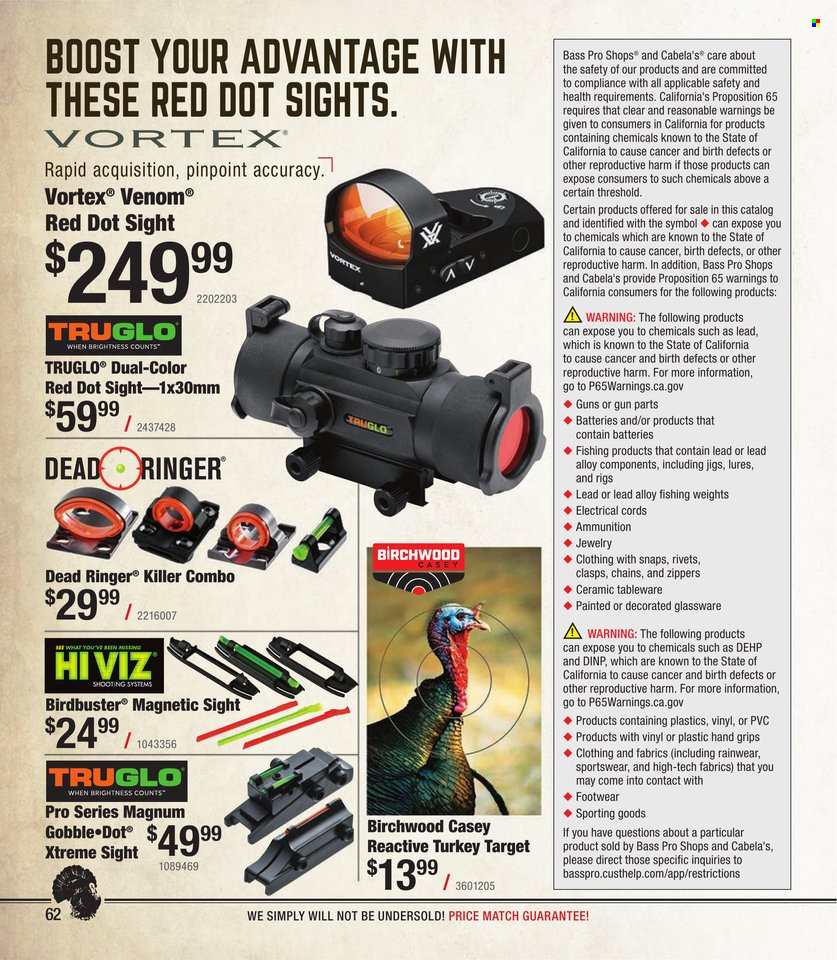 Cabela's + Bass Pro Shops Turkey Hunting Specialist 2023 - Page 62