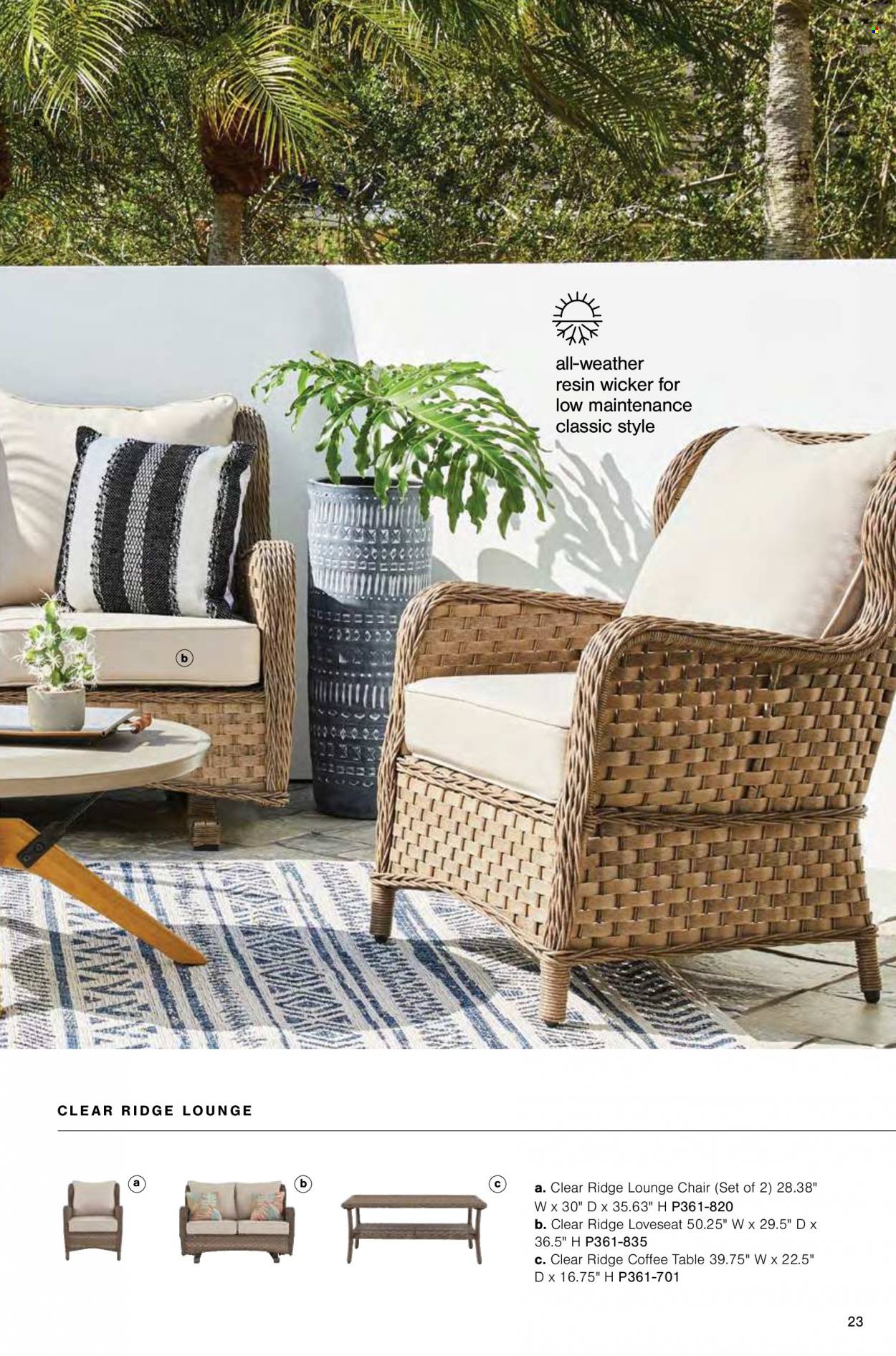 Ashley Furniture - Outdoor Patio Furniture 2023 - Page 23