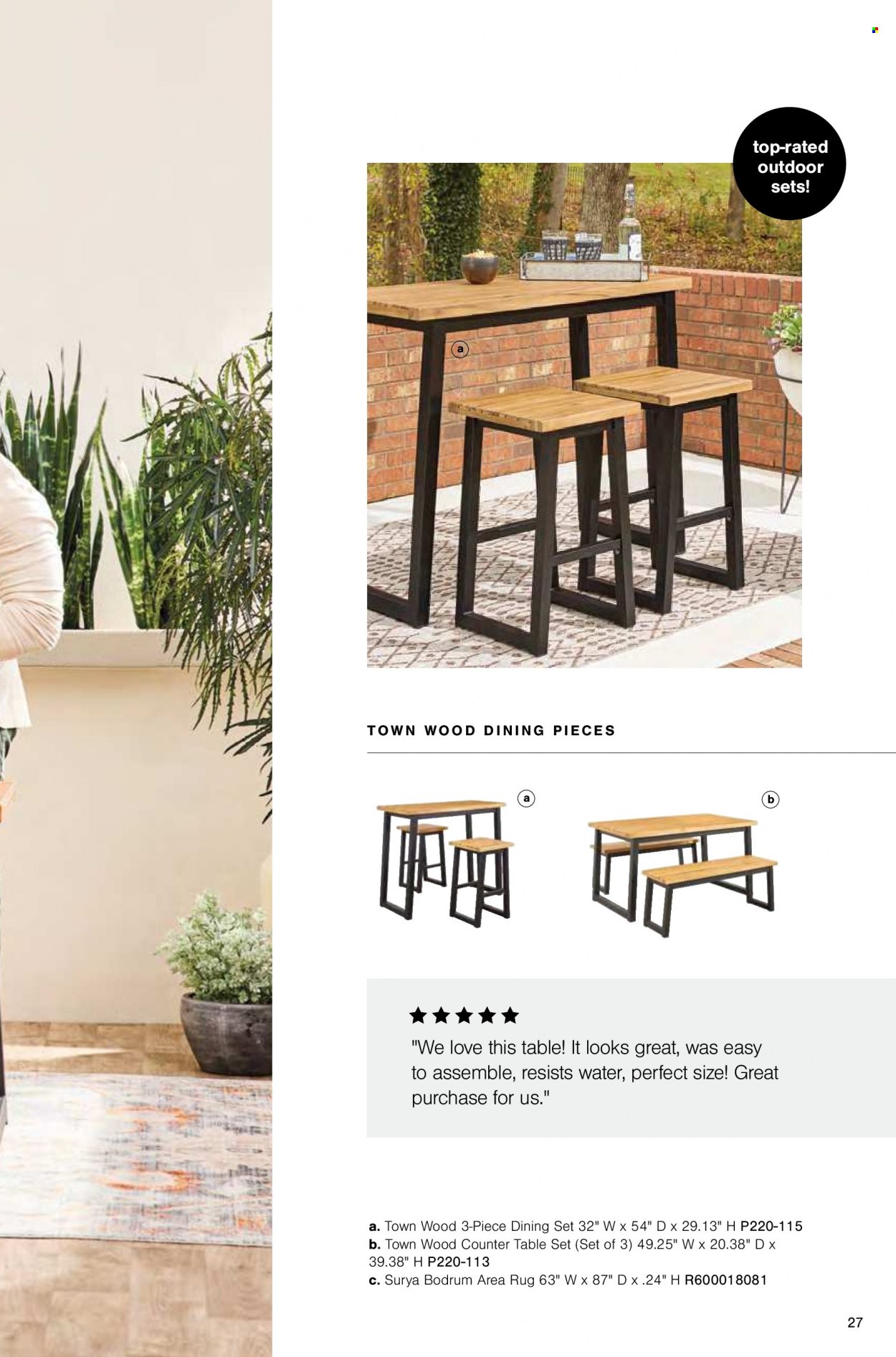 Ashley Furniture - Outdoor Patio Furniture 2023 - Page 27
