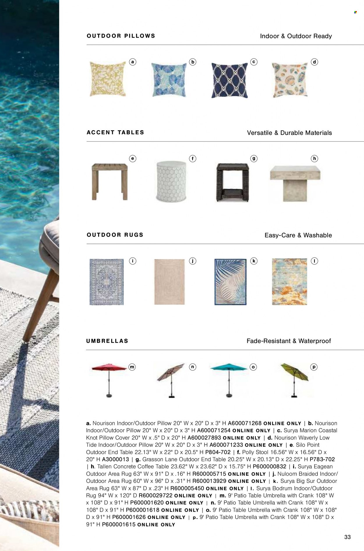 Ashley Furniture - Outdoor Patio Furniture 2023 - Page 33