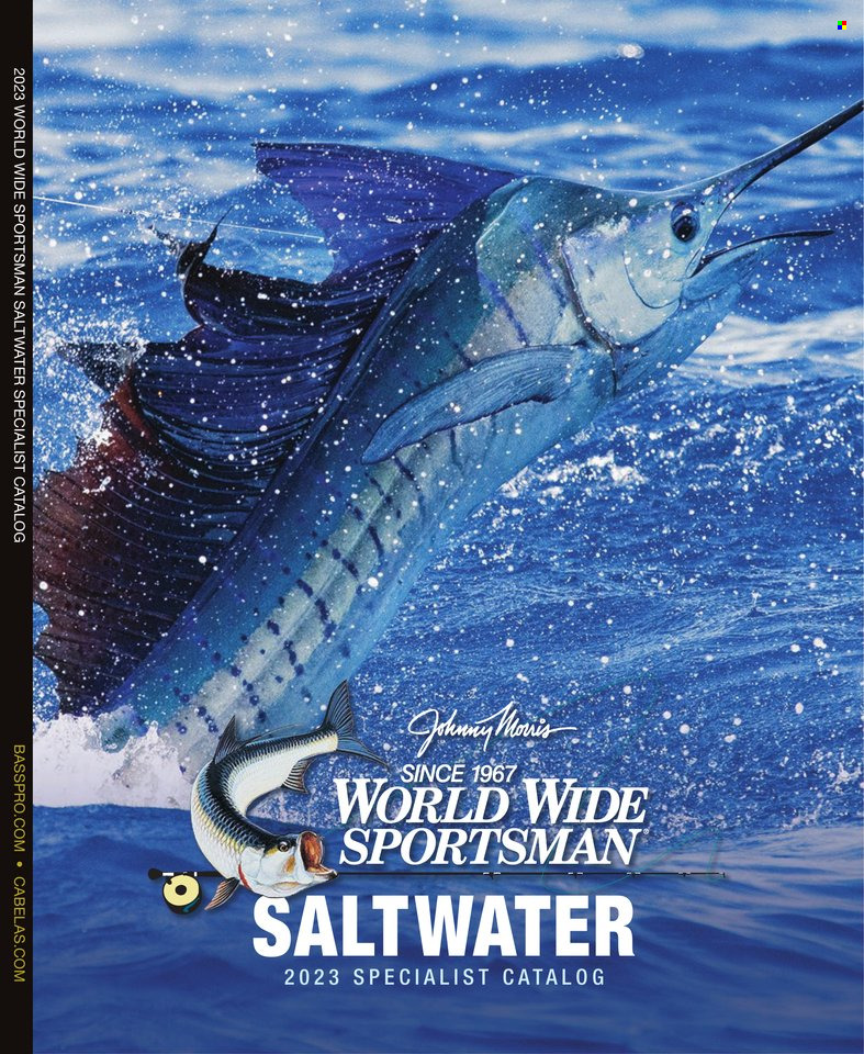 Bass Pro Shops + Cabela's World Wide Sportsman Saltwater Specialist Catalog 2023 - Page 1