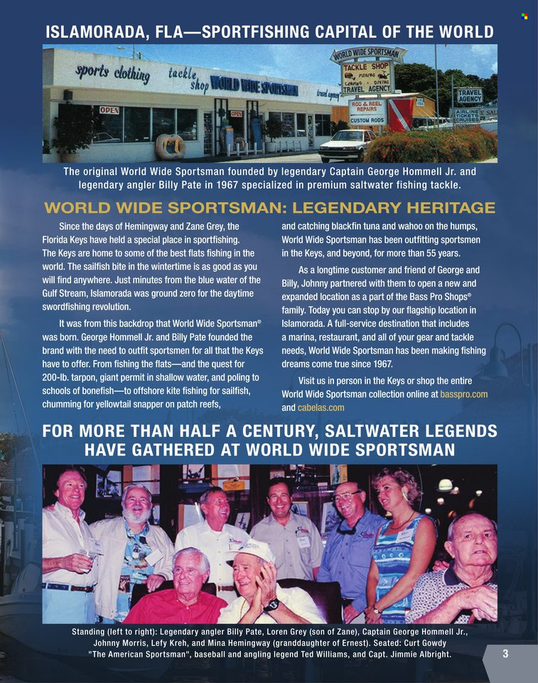 Bass Pro Shops + Cabela's World Wide Sportsman Saltwater Specialist Catalog 2023 - Page 3