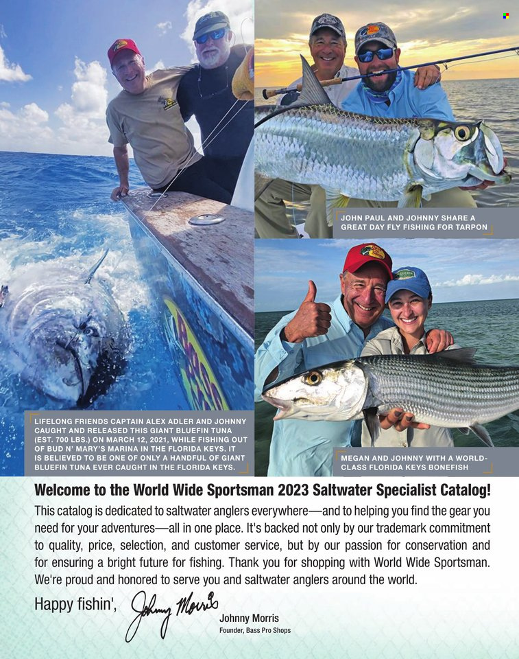 Bass Pro Shops + Cabela's World Wide Sportsman Saltwater Specialist Catalog 2023 - Page 4