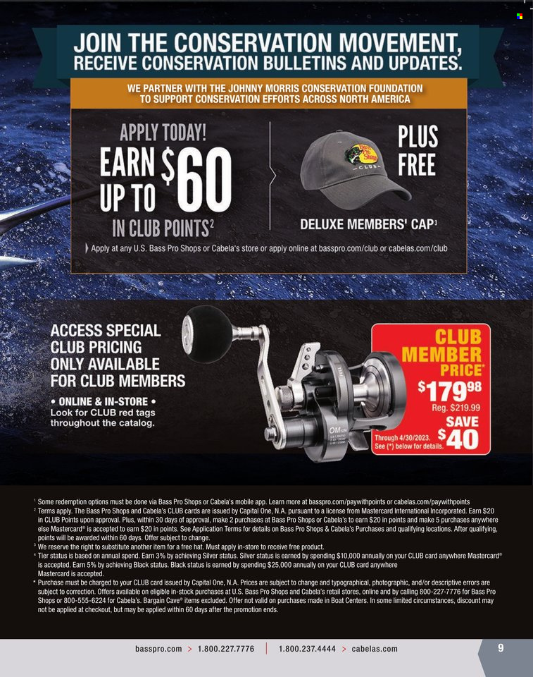 Bass Pro Shops + Cabela's World Wide Sportsman Saltwater Specialist Catalog 2023 - Page 9