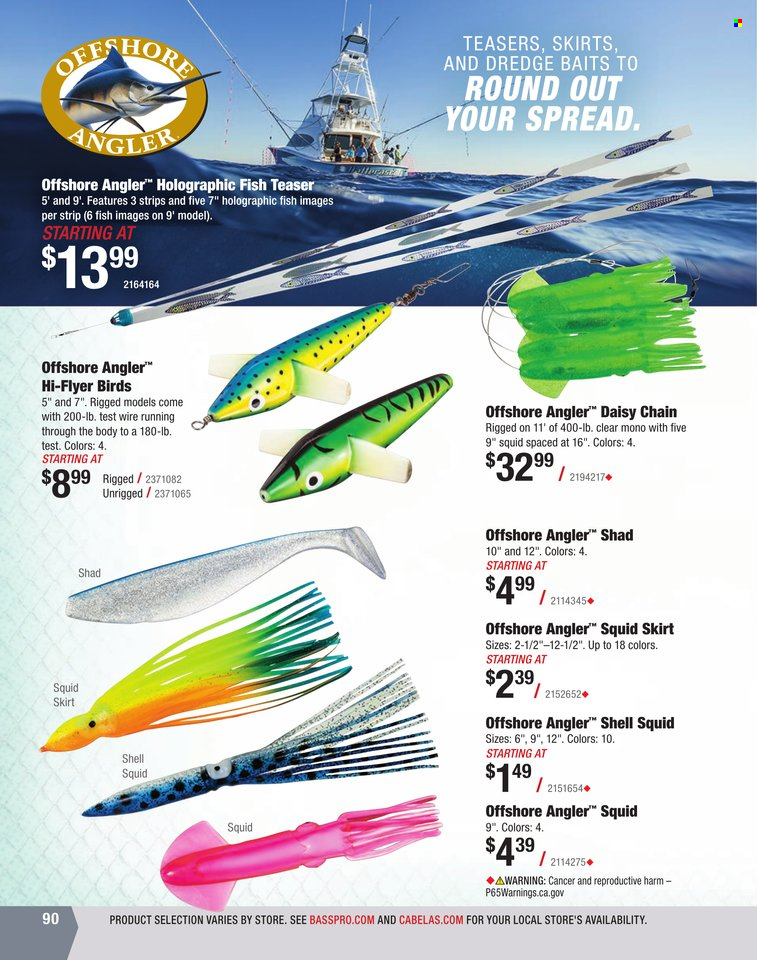 Bass Pro Shops + Cabela's World Wide Sportsman Saltwater Specialist Catalog 2023 - Page 14