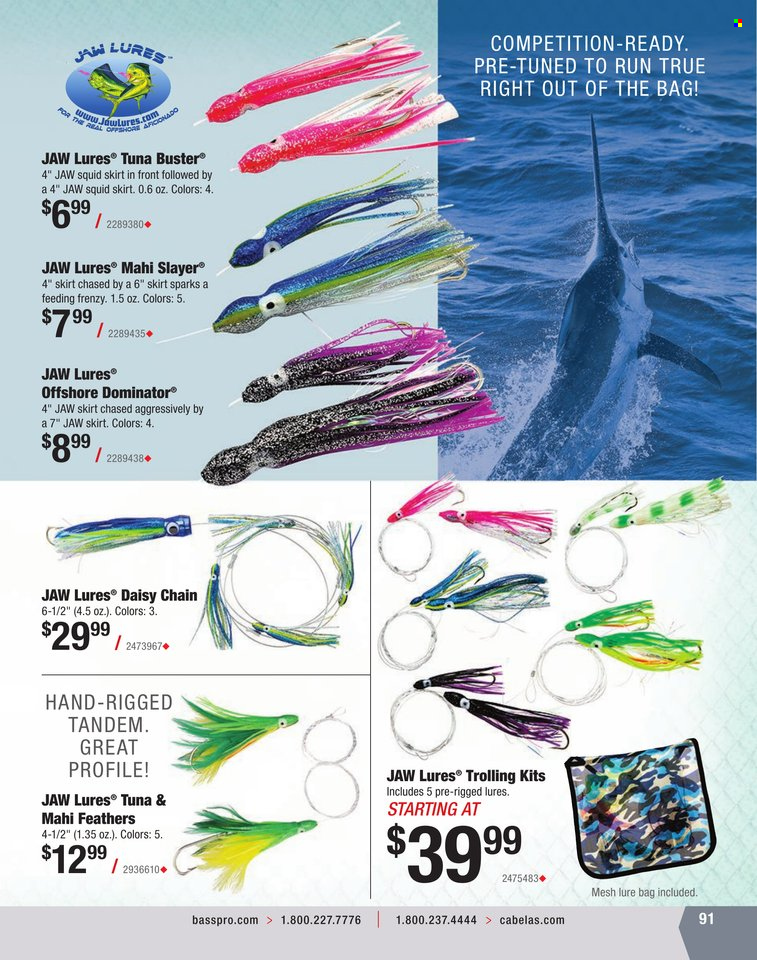 Bass Pro Shops + Cabela's World Wide Sportsman Saltwater Specialist Catalog 2023 - Page 15
