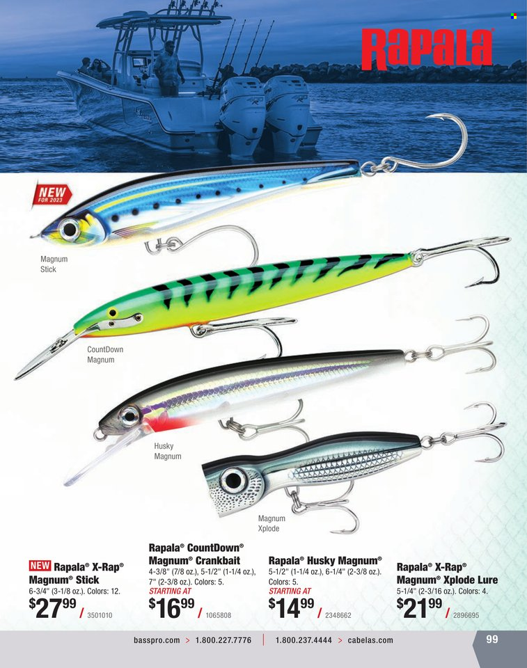 Bass Pro Shops + Cabela's World Wide Sportsman Saltwater Specialist Catalog 2023 - Page 24