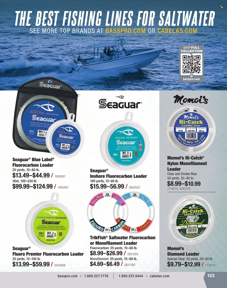 Bass Pro Shops + Cabela's World Wide Sportsman Saltwater Specialist Catalog 2023 - Page 28