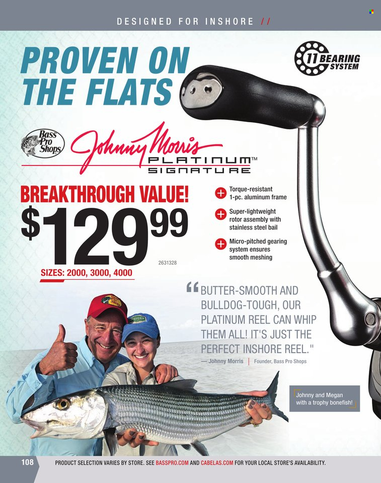 Bass Pro Shops + Cabela's World Wide Sportsman Saltwater Specialist Catalog 2023 - Page 34