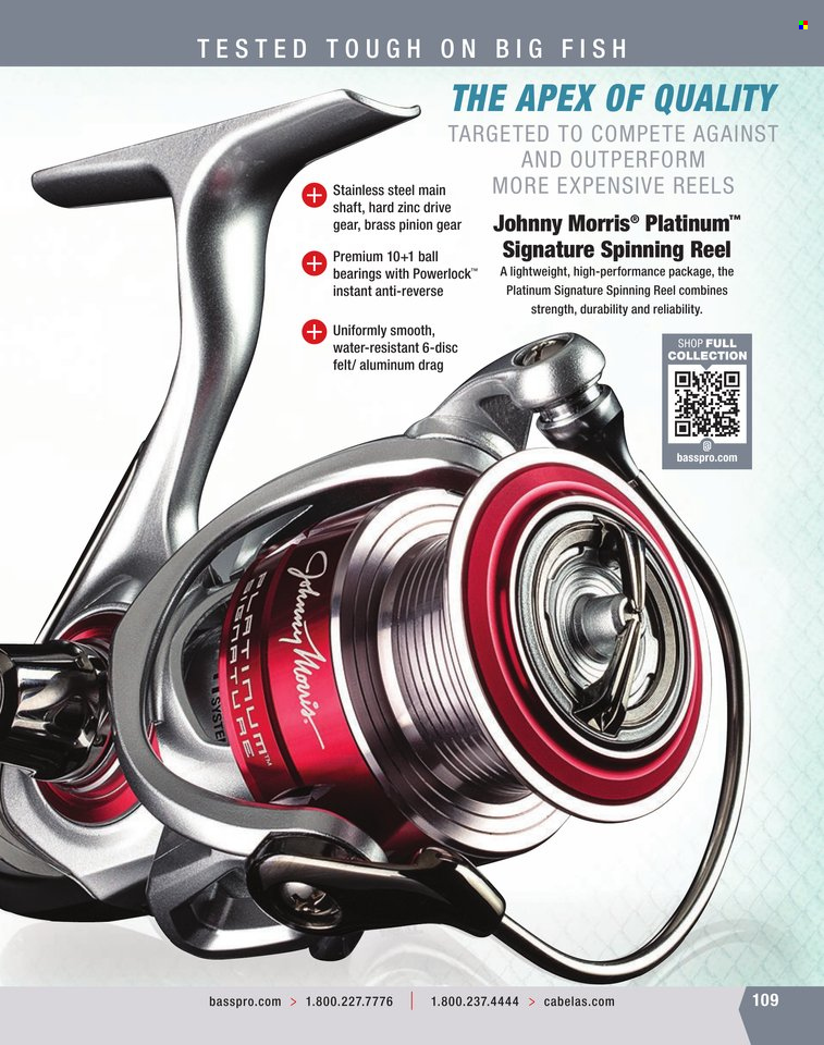 Bass Pro Shops + Cabela's World Wide Sportsman Saltwater Specialist Catalog 2023 - Page 35