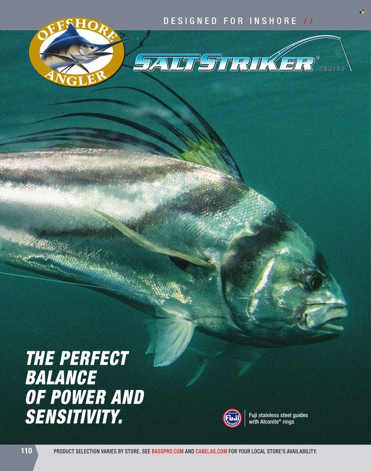 Bass Pro Shops + Cabela's World Wide Sportsman Saltwater Specialist Catalog 2023 - Page 36