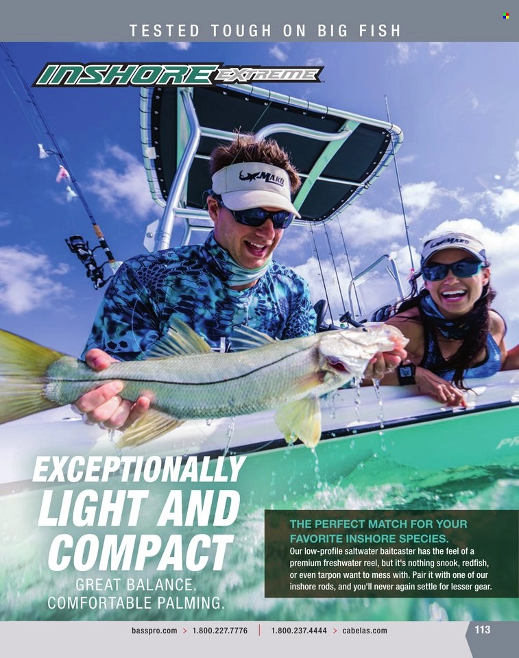 Bass Pro Shops + Cabela's World Wide Sportsman Saltwater Specialist Catalog 2023 - Page 39