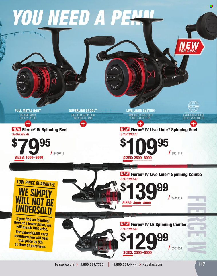 Bass Pro Shops + Cabela's World Wide Sportsman Saltwater Specialist Catalog 2023 - Page 44