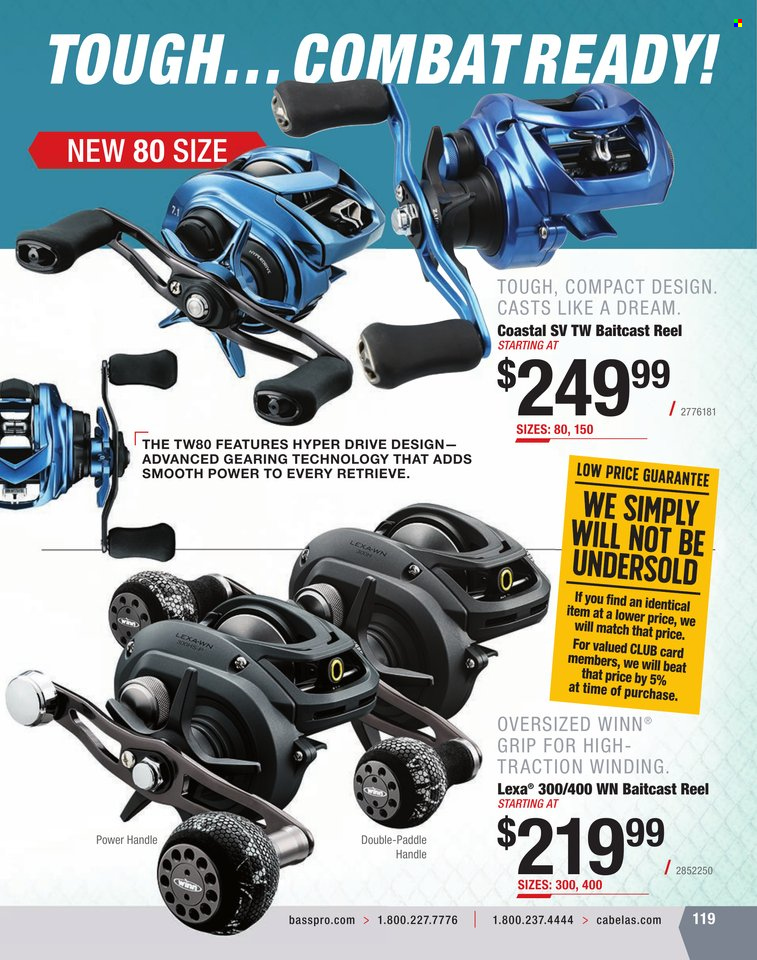 Bass Pro Shops + Cabela's World Wide Sportsman Saltwater Specialist Catalog 2023 - Page 46