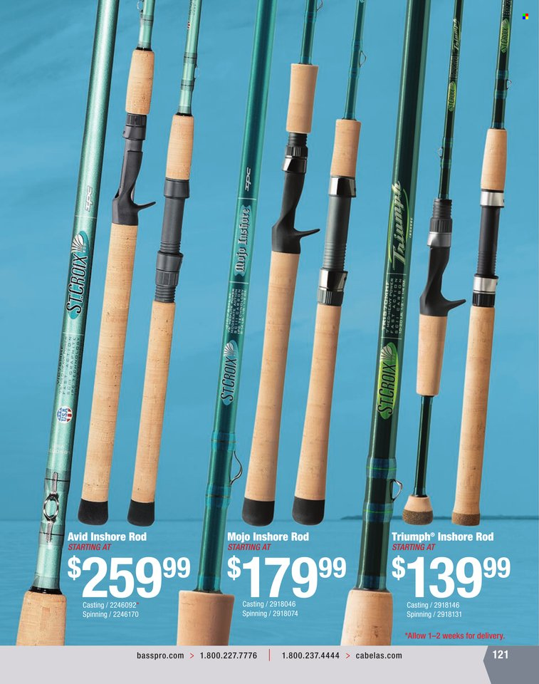 Bass Pro Shops + Cabela's World Wide Sportsman Saltwater Specialist Catalog 2023 - Page 48