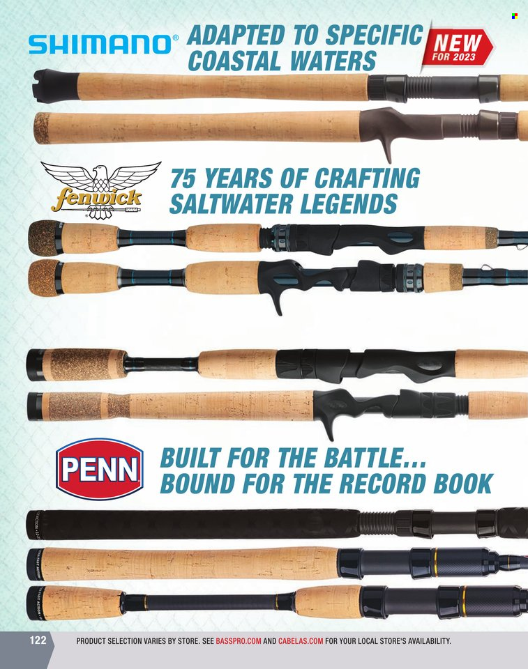 Bass Pro Shops + Cabela's World Wide Sportsman Saltwater Specialist Catalog 2023 - Page 49