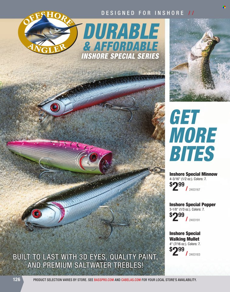 Bass Pro Shops + Cabela's World Wide Sportsman Saltwater Specialist Catalog 2023 - Page 54