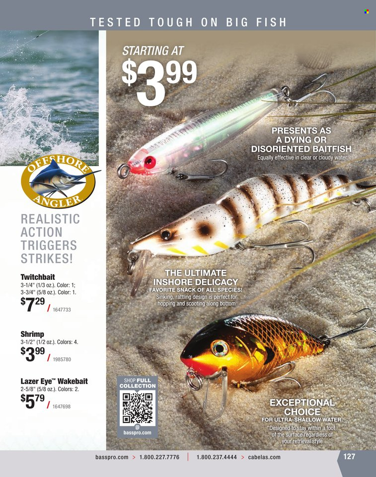 Bass Pro Shops + Cabela's World Wide Sportsman Saltwater Specialist Catalog 2023 - Page 55