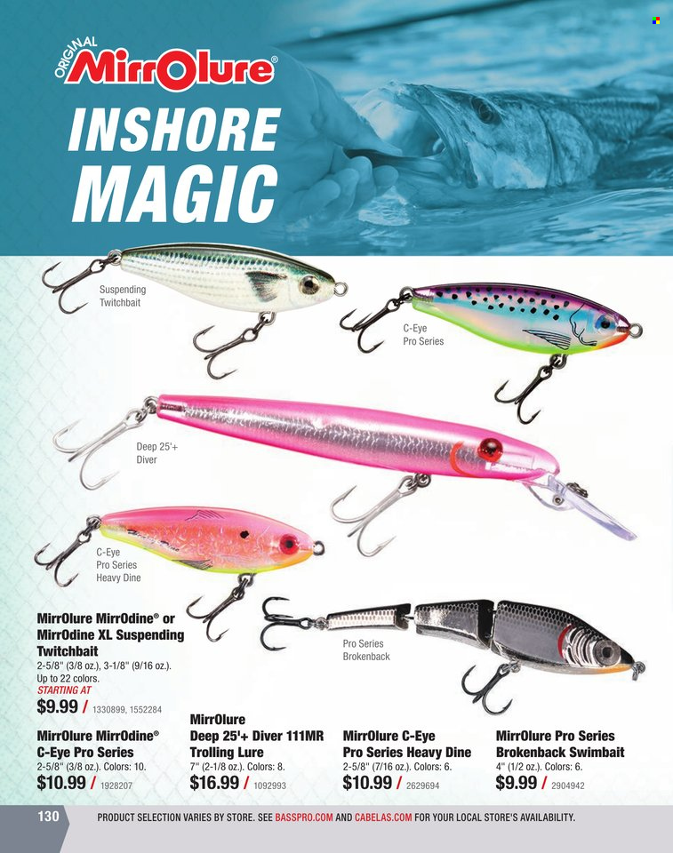 Bass Pro Shops + Cabela's World Wide Sportsman Saltwater Specialist Catalog 2023 - Page 58