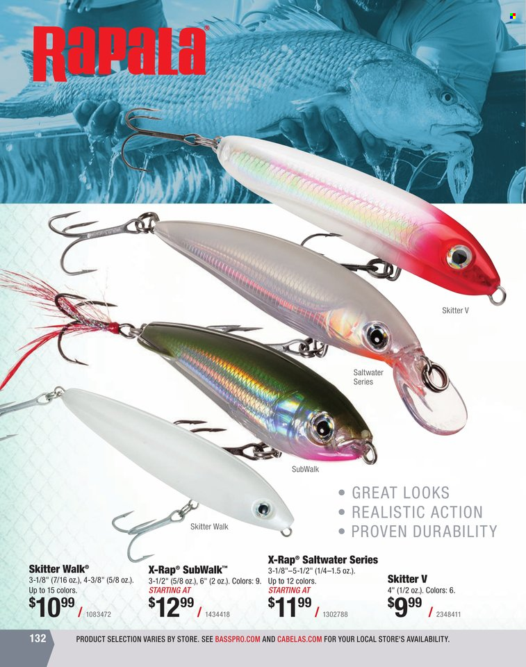 Bass Pro Shops + Cabela's World Wide Sportsman Saltwater Specialist Catalog 2023 - Page 60
