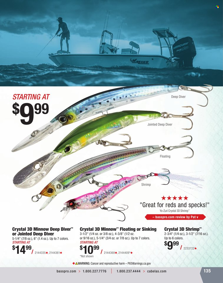 Bass Pro Shops + Cabela's World Wide Sportsman Saltwater Specialist Catalog 2023 - Page 63