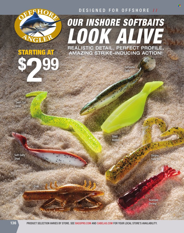 Bass Pro Shops + Cabela's World Wide Sportsman Saltwater Specialist Catalog 2023 - Page 65