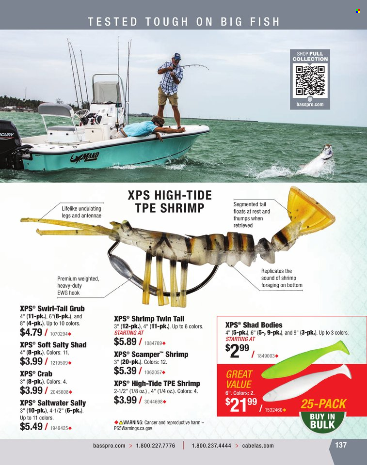 Bass Pro Shops + Cabela's World Wide Sportsman Saltwater Specialist Catalog 2023 - Page 66