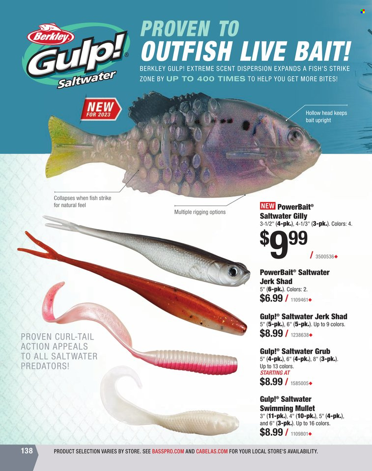 Bass Pro Shops + Cabela's World Wide Sportsman Saltwater Specialist Catalog 2023 - Page 67