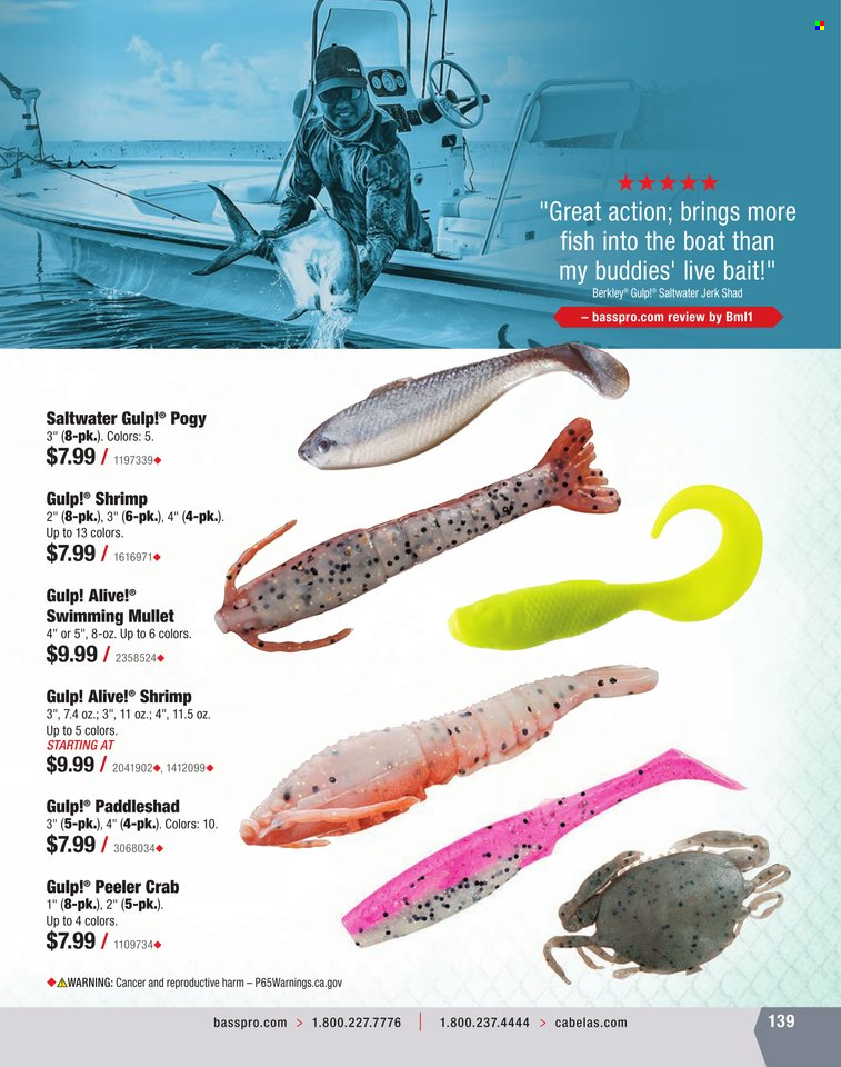 Bass Pro Shops + Cabela's World Wide Sportsman Saltwater Specialist Catalog 2023 - Page 68