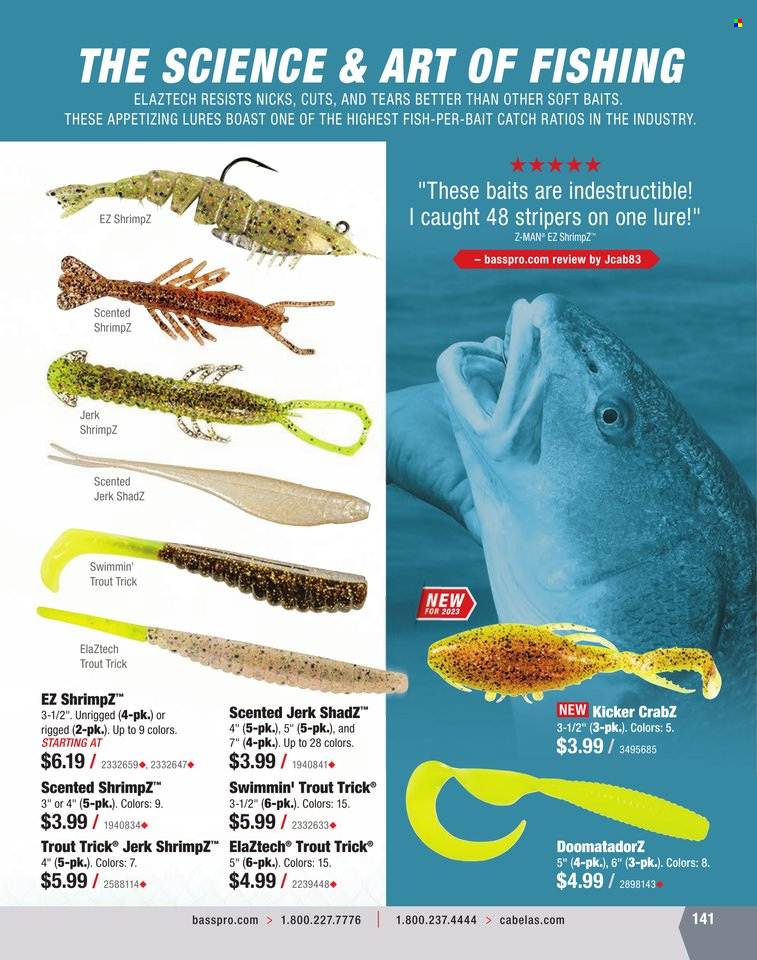 Bass Pro Shops + Cabela's World Wide Sportsman Saltwater Specialist Catalog 2023 - Page 70