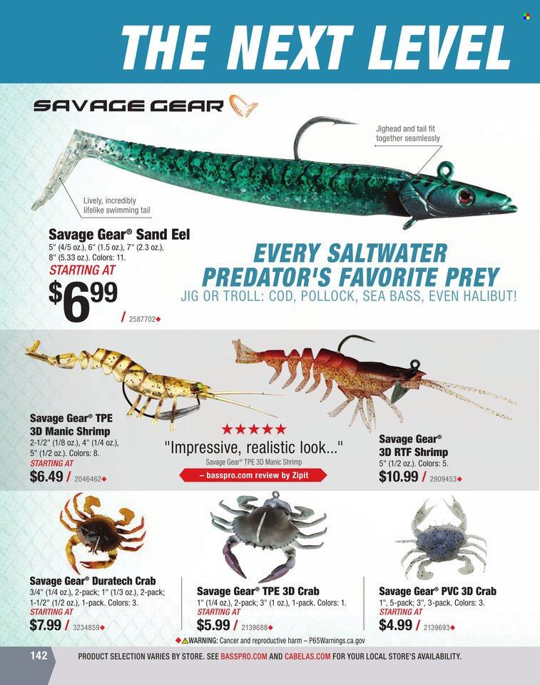 Bass Pro Shops + Cabela's World Wide Sportsman Saltwater Specialist Catalog 2023 - Page 71